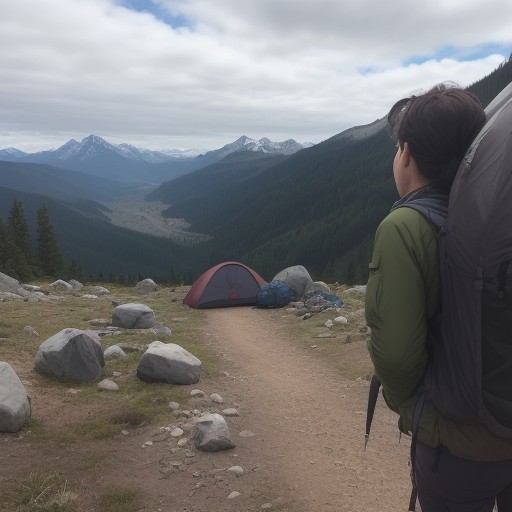 【登山】初心者が疲れを抑える歩き方 | 山行のコツと準備 をイメージした 山、登山道、ハイキング の写真