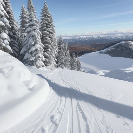 【スノーボード】ストックの活用法 | 雪山での移動を楽にする使い方 をイメージした 雪景色、山、雪景色、雪景色、雪景色 の写真