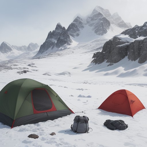 【登山インナー】汗冷えを防ぐ素材選び | 山行での体温維持の方法 をイメージした 夏、冬、山、山 の写真