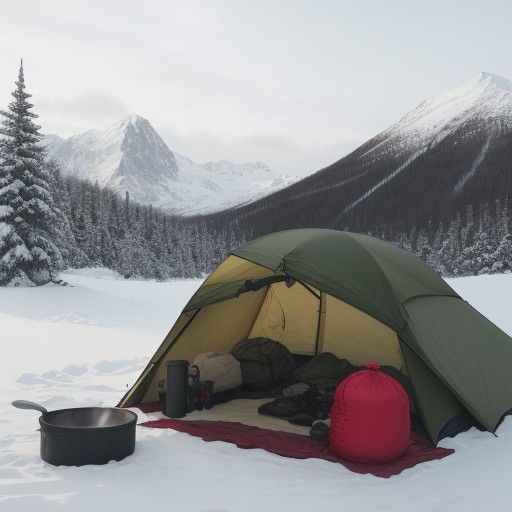 【キャンプ】最小限の装備で過ごす | 山の中での一泊体験 をイメージした 山 の写真