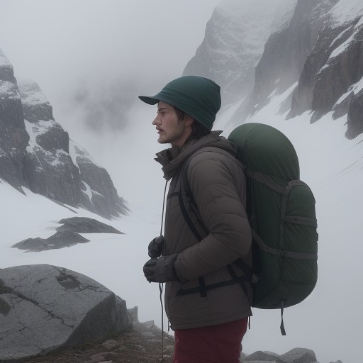【登山】霧での視界不良への備え | 安全なルート歩きの方法 をイメージした 山 の写真