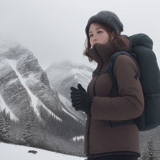 【登山服装】初心者の予算別選び | 山行で使う基本アイテム をイメージした 山、冬、ハイキング の写真