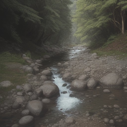 【川歩き】流れの分岐での通り方 | 安全なルート選びのコツ をイメージした 川 の写真