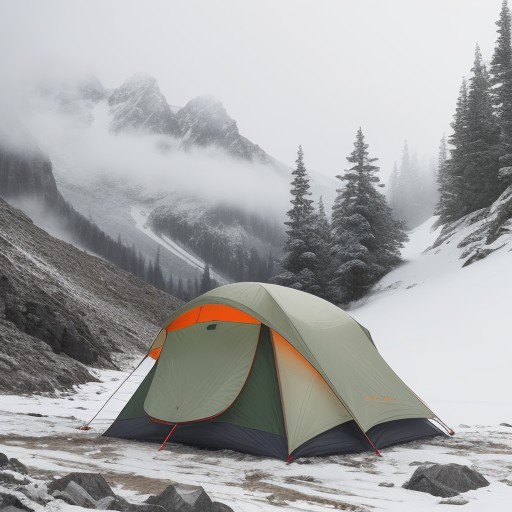 【登山】霧が出たときの停滞判断 | 安全な下山への基準 をイメージした 山 の写真