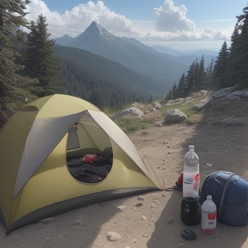 【水分補給】初夏の登山で準備したい飲み物 | 体力を維持するコツ をイメージした 夏、山 の写真