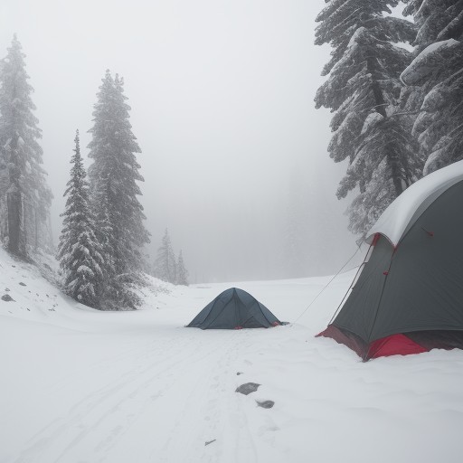 【登山】霧の中での歩き方 | 安全な抜け方のコツ をイメージした 山、冬 の写真