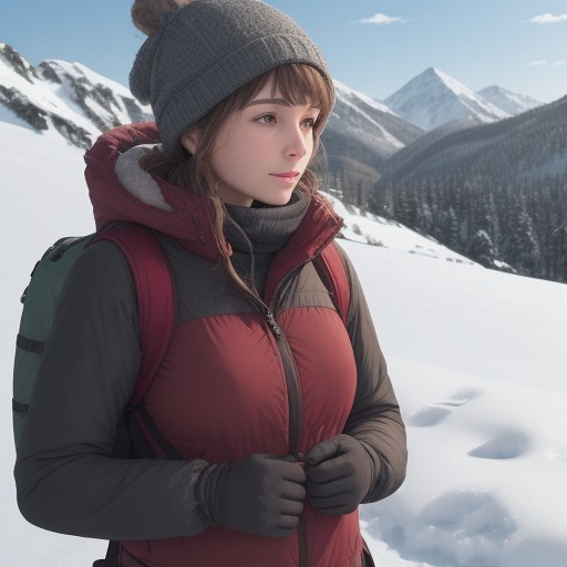 【登山ウェア】レディースの春向け服装 | 温度調節のコツと選び方 をイメージした 春、山、冬 の写真