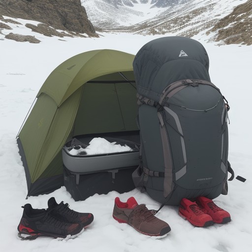 【登山ギア】寿命の見極め方 | 交換時期を判断するチェックリスト をイメージした 春、冬、山 の写真