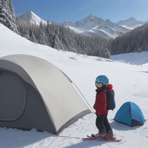 【スキー】子供の初挑戦に必要な道具 | 冬の雪山での準備リスト をイメージした 冬、雪景色、山、雪景色 の写真