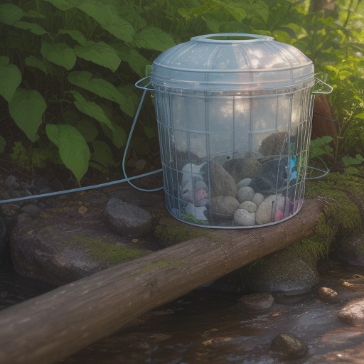 【川遊び】生き物を捕まえる道具 | おすすめの容器と使い方 をイメージした 夏、川 の写真