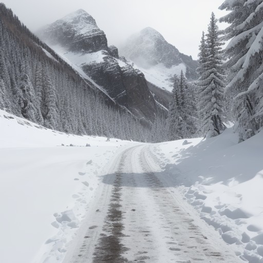 【冬山】凍結路面を歩くための装備 | 滑り止めの選び方と使い方 をイメージした 冬、雪景色、山、冬 の写真