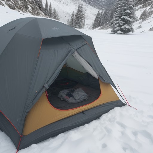 【低体温症】登山のリスクを減らす対策 | 体温を維持する服装と装備 をイメージした 冬、山 の写真