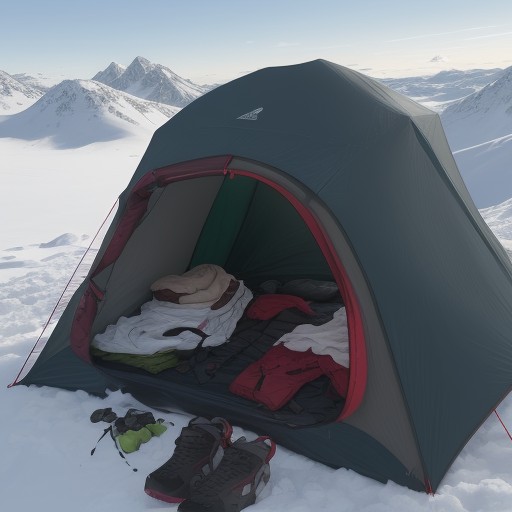 【登山】稜線の低温症リスク | 対策と準備について をイメージした 冬、山、稜線、冬、登山道 の写真