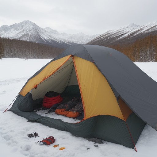 【低体温症】登山のリスクを防ぐ装備 | 持っておきたい対策グッズ をイメージした 秋、山、冬、登山道 の写真