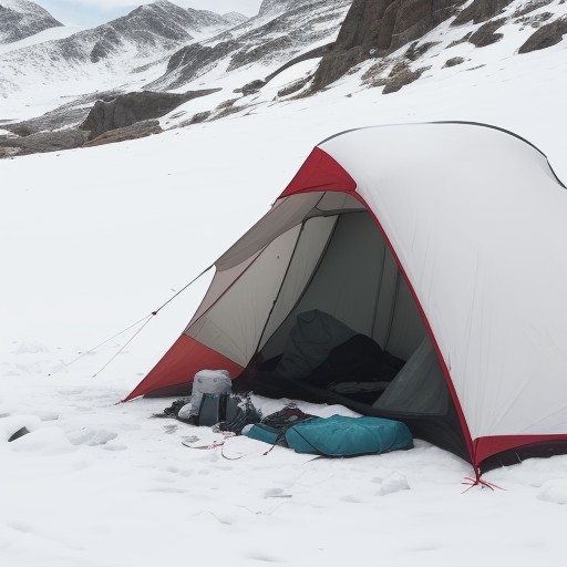 【低体温症】登山の震えが止まった時の危険 | 対処法と判断基準 をイメージした 冬、山 の写真