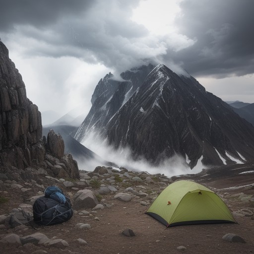 【登山】稜線で気づく雷のサイン | 早めの下山で身を守る方法 をイメージした 山、稜線 の写真