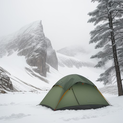 【登山】風速の限界値 | 安全に判断するための目安と基準 をイメージした 雪景色、山 の写真
