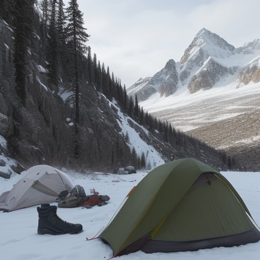 【登山道具】メンテナンスのタイミング | 長く使うための手入れ方法 をイメージした 冬、山 の写真