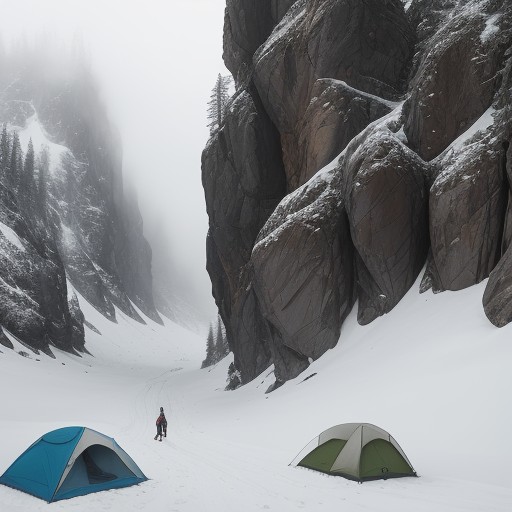 【登山】霧でのルート確認 | 停滞判断の基準と安全な下山方法 をイメージした 山、登山道 の写真