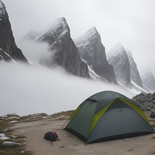 【登山】雲量で判断する登山日 | 山行の目安と判断基準 をイメージした 山、山 の写真