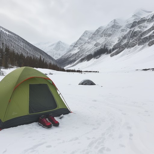 【ウィンタースポーツ】日帰りの持ち物リスト | 冬の山での準備物 をイメージした 冬、雪景色、山、ハイキング の写真