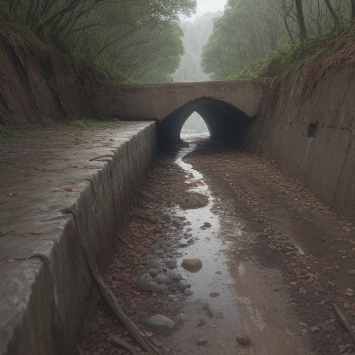 【川の崩落】川岸が崩れる前のサイン | 注意したい前兆と対策 をイメージした 川 の写真