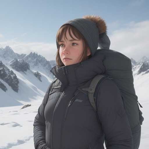 【登山】稜線の気温低下に備える | 服装を変えるタイミングと注意点 をイメージした 冬、山、稜線、冬 の写真