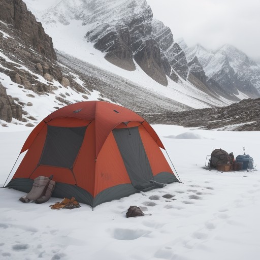 【登山用アイゼン】錆落としの手順 | 冬山登山の道具メンテナンス方法 をイメージした 冬、雪景色、山 の写真