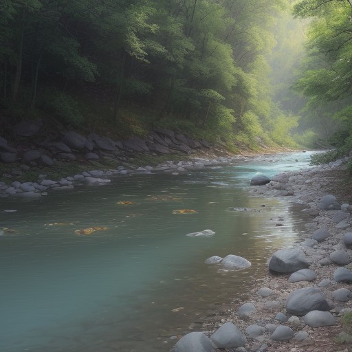 【川の水色】水色の見分け方 | 釣りポイントを探すコツ をイメージした 川 の写真