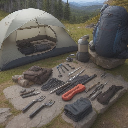 【登山用ギア】ナイフの研ぎ方 | 切れ味を取り戻す手順と道具 をイメージした 山 の写真