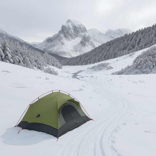 【登山ウエア】静電気を防ぐ素材選び | 冬の山行で役立つ対策法 をイメージした 冬、山、冬、山、山 の写真