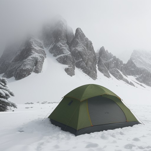 【登山】霧での停滞判断 | 安全に下山するための基準 をイメージした 山 の写真