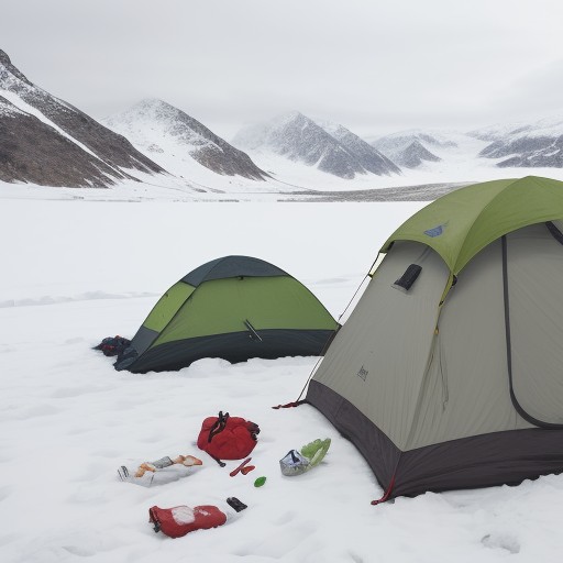 【低体温症】登山の食事で対策 | 体温を維持するメニュー選び をイメージした 冬、山、登山道 の写真