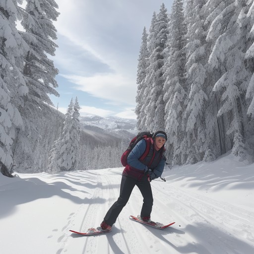 【ウィンタースポーツ】初心者が転倒を防ぐコツ | 雪山での滑り方と体の動かし方 をイメージした 冬、雪景色、冬 の写真
