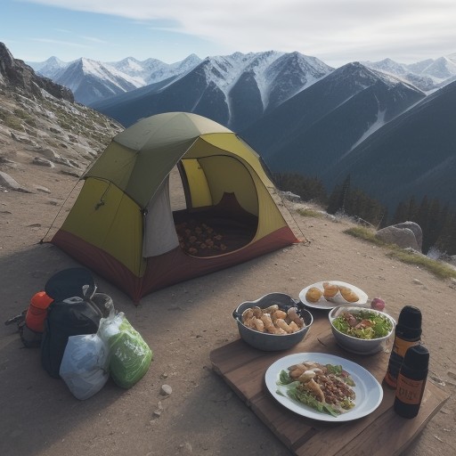 【登山】縦走中の食事メニュー | 体力を維持する簡単レシピ をイメージした 山、登山道 の写真