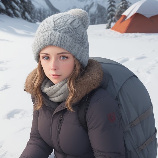 【スキーウェア】レディースの選び方 | 冬山で快適に過ごす服装のポイント をイメージした 冬、雪景色、山、冬 の写真