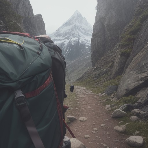 【登山】初心者が揃えたい最低限の装備 | 山歩きの準備リスト をイメージした 山、ハイキング、登山道 の写真