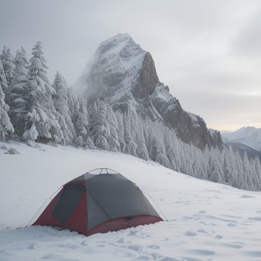 【冬山】霜降りを防ぐ装備 | 登山中の凍結対策方法 をイメージした 冬、雪景色、山、冬、山 の写真