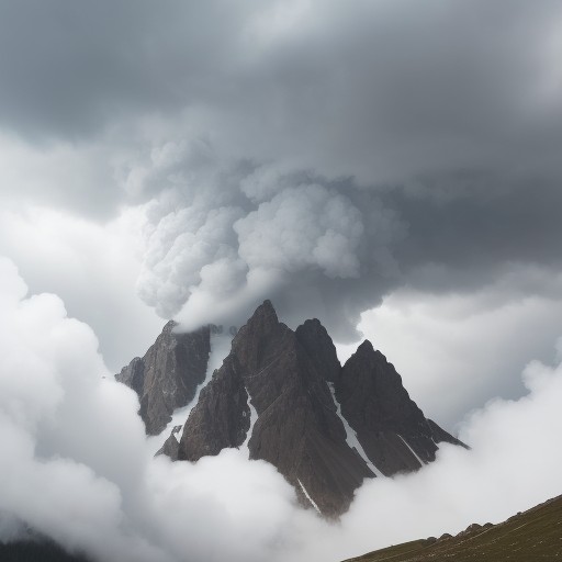 【登山】雷が発生しやすい時間帯 | 山での避難方法と注意点 をイメージした 夏、山 の写真