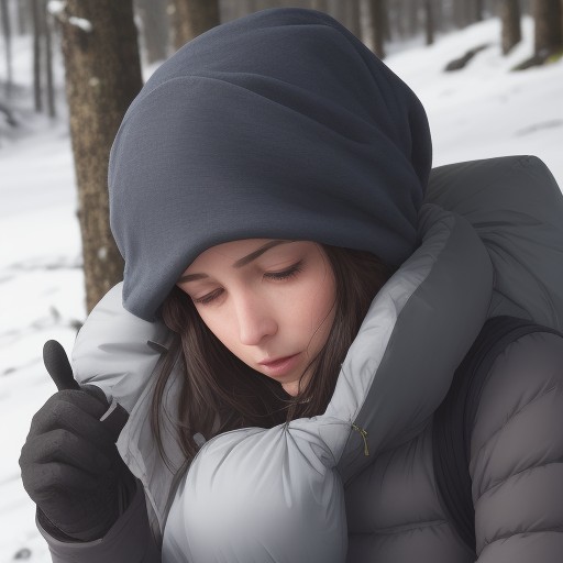 【低体温症】登山のリスクを減らす装備 | 体温を守る服装の選び方 をイメージした 冬、山、冬 の写真