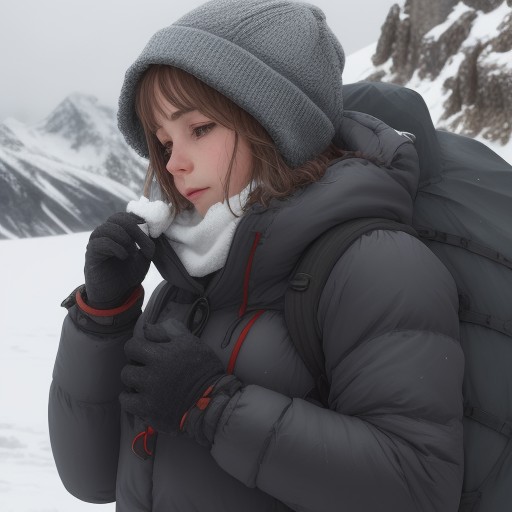 【低体温症】登山のリスクと対策 | 意識レベルによる判断基準 をイメージした 山、冬 の写真