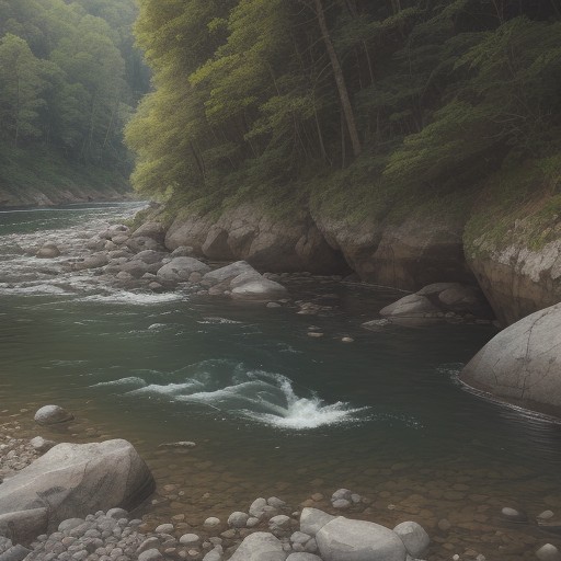 【川釣り】流れの巻き込みを防ぐ | おすすめの対策グッズと選び方 をイメージした 川 の写真