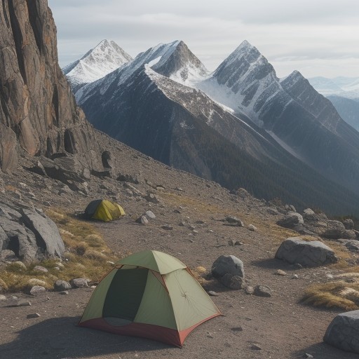 【登山】足元の視線と遠くの景色 | 安全に歩くための目線のコツ をイメージした 山 の写真