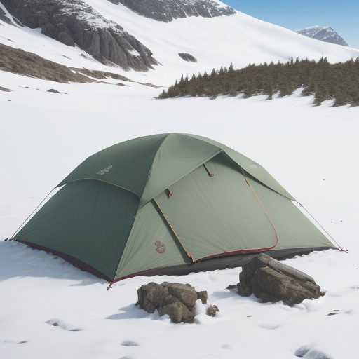 【山菜】採取のタイミング | 標高による時期の変化と注意点 をイメージした 春、雪景色、山頂 の写真