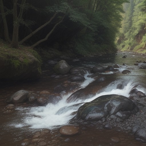 【川の流れ】巻き込みの危険な予兆 | 水面の動きで判断する方法 をイメージした 川 の写真