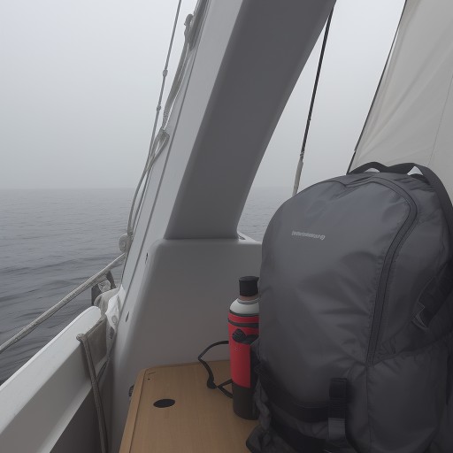 【海釣り】霧での停泊判断 | 安全な運航とタイミング をイメージした自然風景の写真