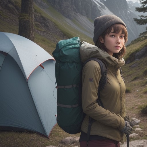 【登山装備】女性向けの持ち物リスト | 初心者が揃えたい基本アイテム をイメージした 山、ハイキング、登山道 の写真