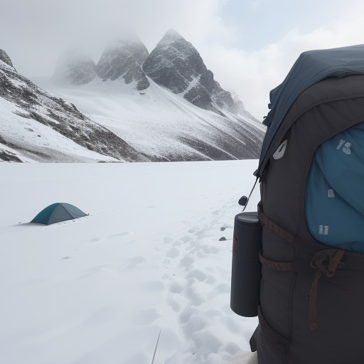 【低体温症】登山の現場で気づくサイン | 正しい見分け方と対処法 をイメージした 冬、山 の写真