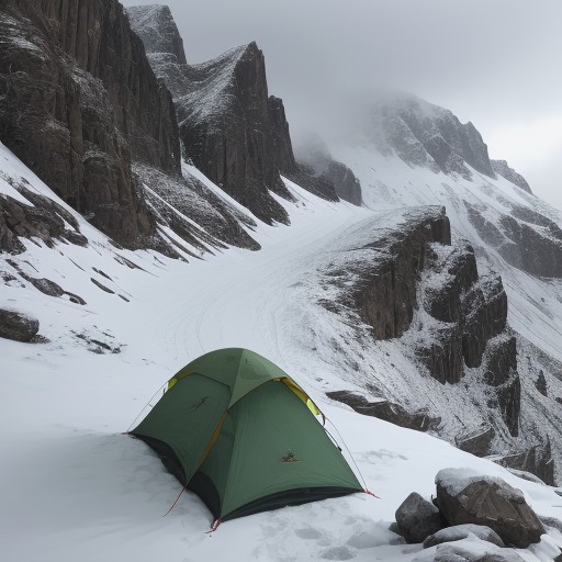 【登山】天候による判断基準 | 安全な撤退タイミングの決め方 をイメージした 山 の写真