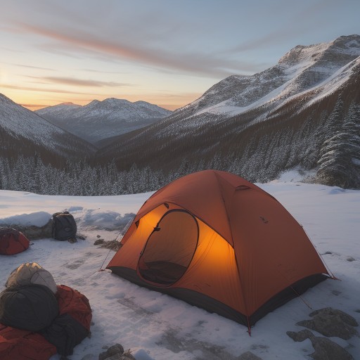 【登山装備】晩秋の山歩きに必要な持ち物 | チェックリストで準備を確認 をイメージした 秋、秋、冬、山、ハイキング、夕日 の写真